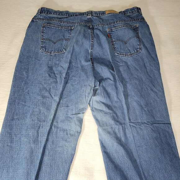 Vtg Levis Jeans Mens Sz 42X29 Blue Comfort Fit Retro Workwear Y2K Utility Work - Picture 13 of 16
